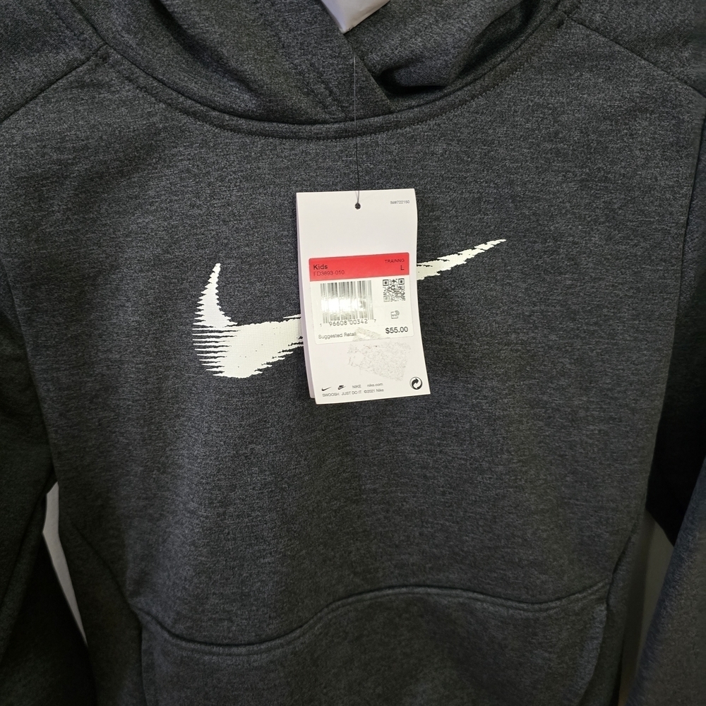 Nike Kids Gray Hoodie - Picture 3 of 7